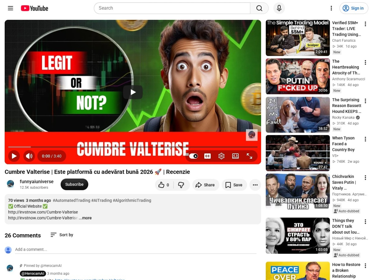 Screenshot of Cumbre Valterise